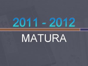 2011 2012 MATURA Matura 2011 zdanych poprawek Licea