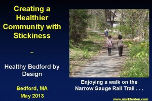 Creating a Healthier Community with Stickiness Healthy Bedford