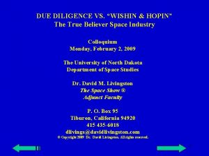 DUE DILIGENCE VS WISHIN HOPIN The True Believer