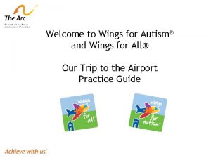 Welcome to Wings for Autism and Wings for