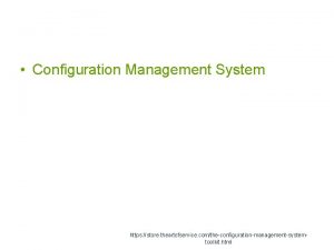 Configuration Management System https store theartofservice comtheconfigurationmanagementsystemtoolkit html