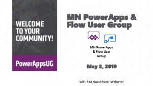 MN Power Apps Flow User Group May 2
