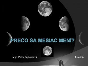 PREO SA MESIAC MEN Mgr Petra Bejovcov 4