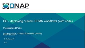 SO deploying custom BPMN workflows with code Proposal