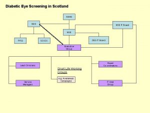 Diabetic Eye Screening in Scotland SGHD SDG NSD