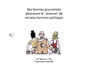 Des femmes journalistes dnoncent le sexisme de certains