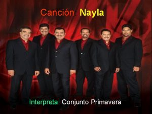 Cancin Nayla Interpreta Conjunto Primavera Era una noche