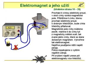 Elektromagnet a jeho uit Uebnice strana 16 20