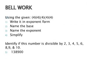 BELL WORK Prime Number Only has 1 and