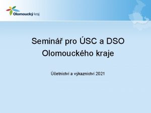 Semin pro SC a DSO Olomouckho kraje etnictv