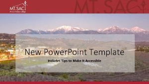 New Power Point Template Includes Tips to Make