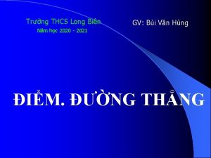 Trng THCS Long Bin GV Bi Vn Hng