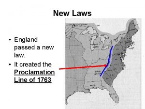 New Laws England passed a new law It