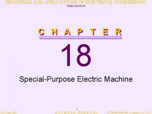 PRINCIPLES AND APPLICATIONS OF ELECTRICAL ENGINEERING THIRD EDITION