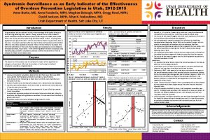 Syndromic Surveillance as an Early Indicator of the