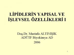 LPDLERN YAPISAL VE LEVSEL ZELLKLER I Do Dr