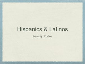 Hispanics Latinos Minority Studies 2014 White Median Income