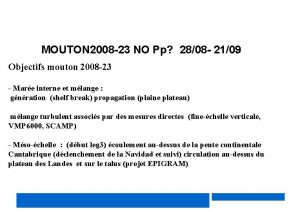 MOUTON 2008 23 NO Pp 2808 2109 Objectifs