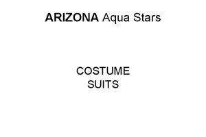 ARIZONA Aqua Stars COSTUME SUITS 1 PIRATES OF