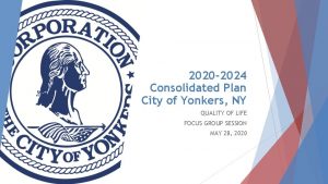 2020 2024 Consolidated Plan City of Yonkers NY