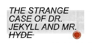 By Robert Louis Stevenson ARE THERE DEGREES OF