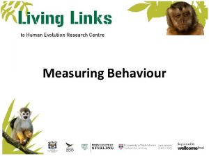 Measuring Behaviour Learning Outcomes Background Define animal behaviour