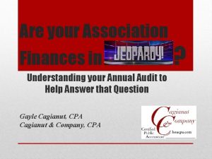 Are your Association Finances in Understanding your Annual