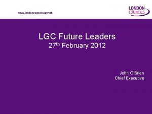 www londoncouncils gov uk LGC Future Leaders 27