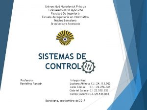Universidad Nororiental Privada Gran Mariscal De Ayacucho Facultad Universidad Nororiental Privada Gran Mariscal De Ayacucho Facultad