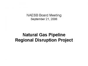 NAESB Board Meeting September 21 2006 Natural Gas