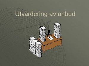 Utvrdering av anbud LOU 12 kap 1 En