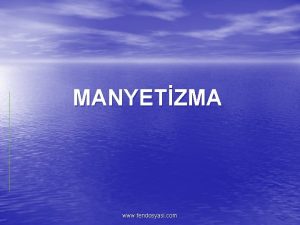 MANYETZMA www fendosyasi com MIKNATIS Demir nikel kobalt