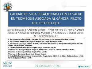 CALIDAD DE VIDA RELACIONADA CON LA SALUD EN