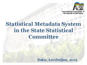 State Statistical Committee of the Republic of Azerbaijan