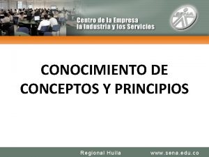 CENTRO DE LA INDUSTRIA LA EMPRESA Y LOS