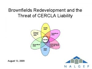 Brownfields Redevelopment and the Threat of CERCLA Liability