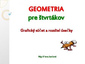 GEOMETRIA pre tvrtkov Grafick set a rozdiel seky