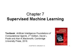 Chapter 7 Supervised Machine Learning Textbook Artificial Intelligence