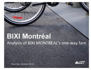 BIXI Montral Analysis of BIXI MONTREALs oneway fare