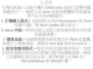 3 2 4 RAM Linux Linux Linux 2