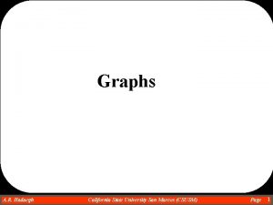 Graphs A R Hadaegh Dr Ahmad R Hadaegh