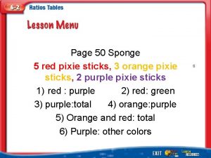 Page 50 Sponge 5 red pixie sticks 3