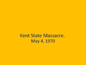 Kent State Massacre May 4 1970 The shootings