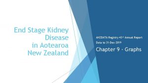 End Stage Kidney Disease in Aotearoa New Zealand