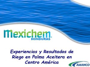 APROACH DE CENTROAMERICA DEL PROYECTO DE COMPLEXITY MANAGEMET