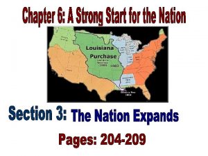 THE ELECTION OF 1800 204 Thomas Jefferson and