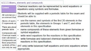 How do you know how many atoms and