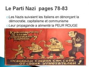 Le Parti Nazi pages 78 83 Les Nazis