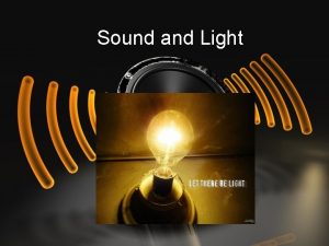 Sound and Light By Shaffer Lisle Sound Sound