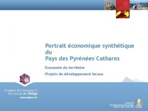 Portrait conomique synthtique du Pays des Pyrnes Cathares